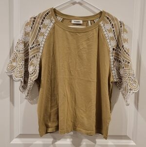 Sandro Paris Embroidered Sleeves Size 2